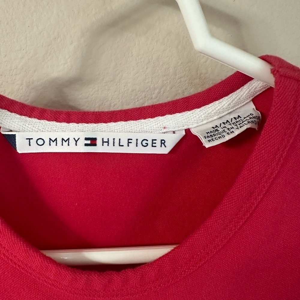 Tommy Hilfiger Vintage Y2K Red Sleeveless Tank Dress Medium - Picture 3 of 5